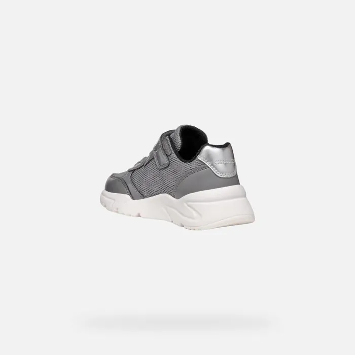 Kids Geox Sneakers LOFTUS JUNIOR Grey Low Top Sneakers Grey