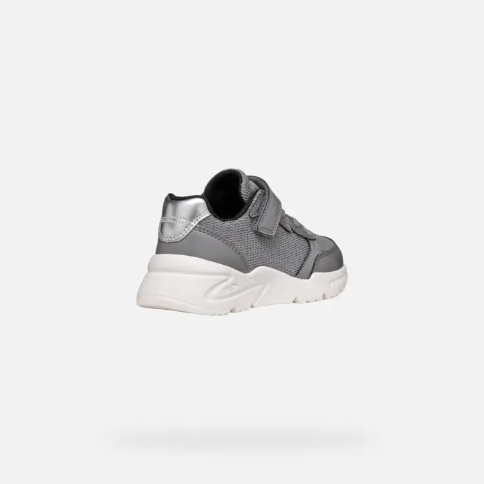 Kids Geox Sneakers LOFTUS JUNIOR Grey Low Top Sneakers Grey