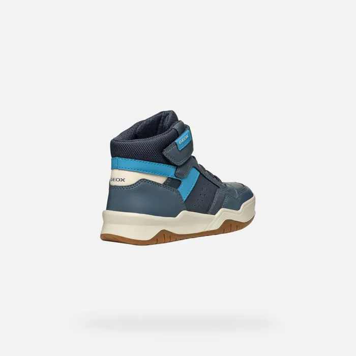Kids Geox Sneakers PERTH BOY AvioDark Sky High Top Sneakers Aviodark Sky