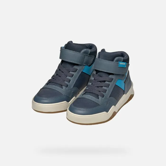 Kids Geox Sneakers PERTH BOY AvioDark Sky High Top Sneakers Aviodark Sky