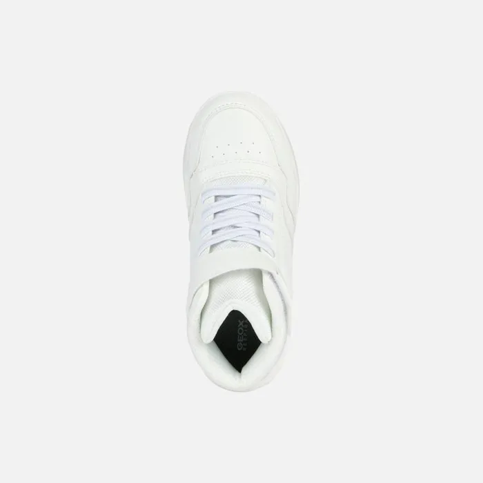Kids Geox Sneakers PERTH F High Top Sneakers White Junior Boy Geox White