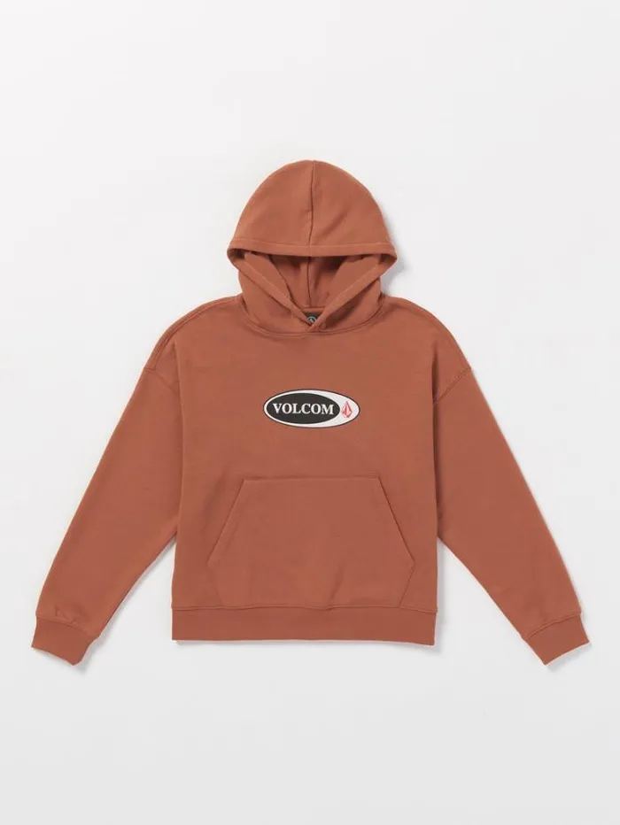 Kids Hoodies and Sweatshirts Volcom Big Boys Watanite Hoodie 8211 Rust