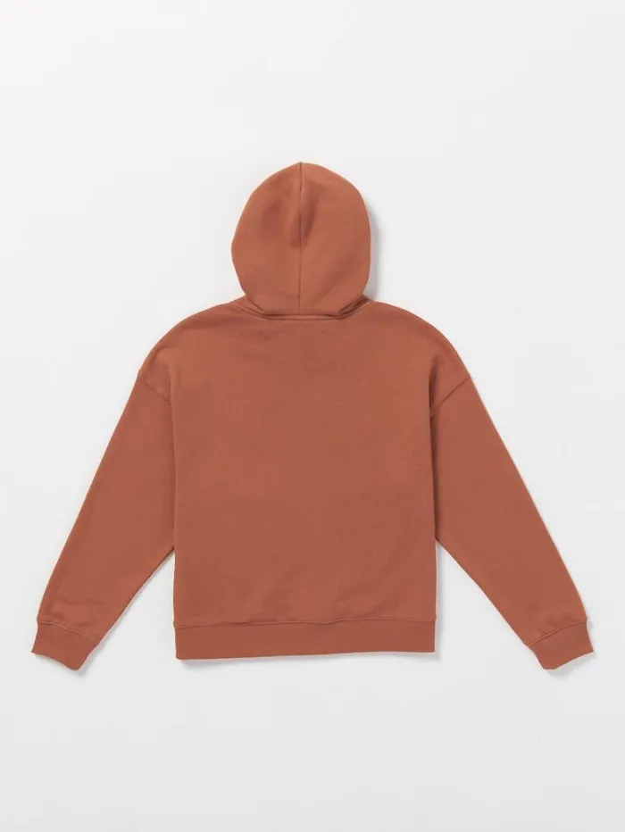 Kids Hoodies and Sweatshirts Volcom Big Boys Watanite Hoodie 8211 Rust
