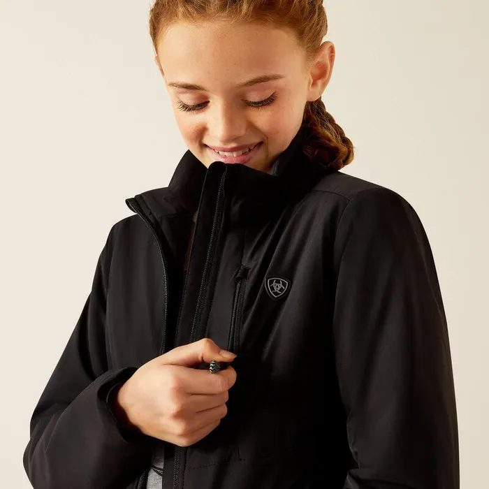Kids Jackets and Vests Ariat Rion StretchShell Insulated Jacket Black Kids Jackets and Vests Ariat Rion StretchShell Insulated Jacket Black