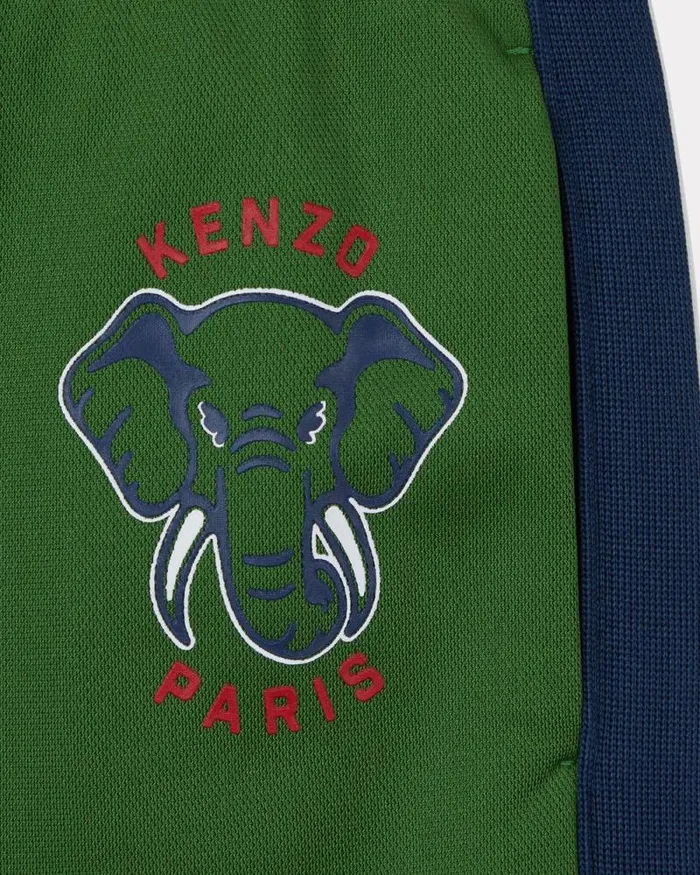 Kids Jogging Bottoms Olive Kenzo Pants And Shorts