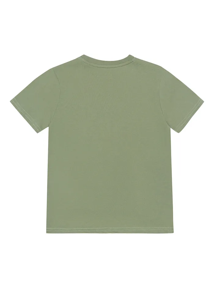 Kids Little Boy GUESS Green Logo Tshirt 27