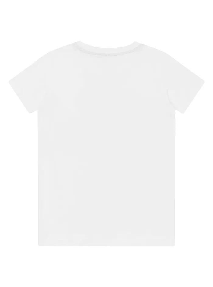 Kids Little Boy GUESS White Cube Logo Tshirt 27 Kids Little Boy GUESS White Cube Logo Tshirt 27