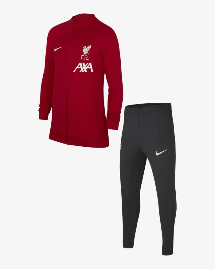 Kids Nike All Clothing Liverpool FC Academy Pro Gym Redanthracitewhite
