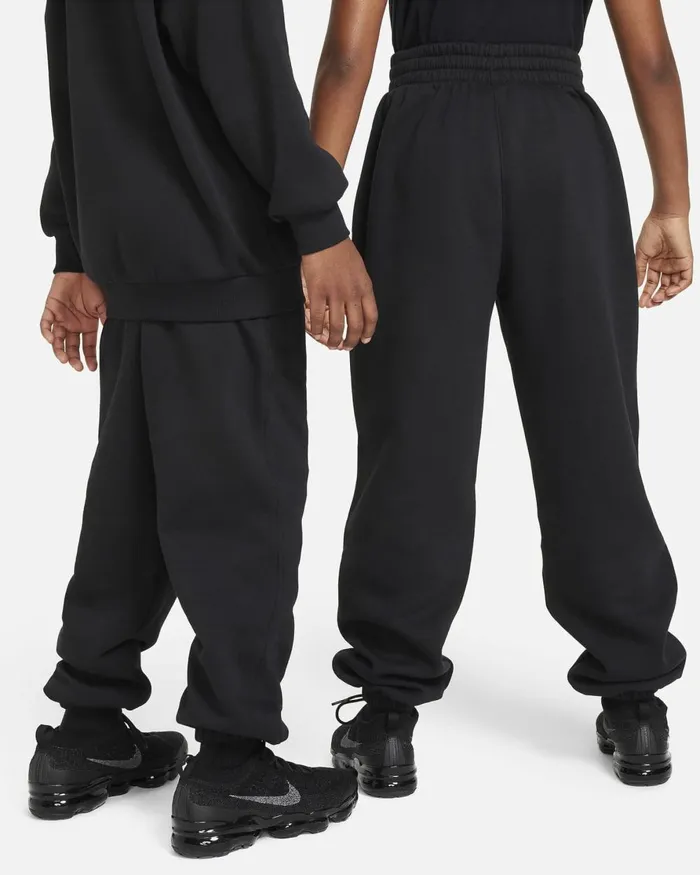Kids Nike Trousers And Leggings Sportswear Club Fleece Blackmetallic Gold