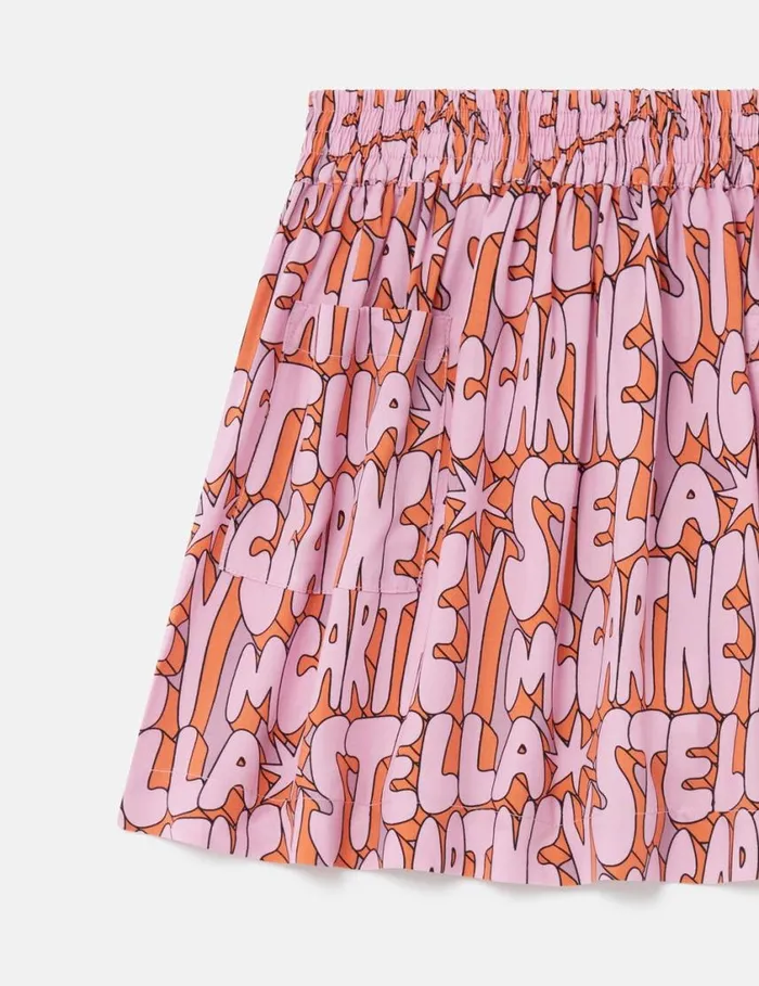 Kids Stella Print Skirt Violetmulticolour Stella McCartney Pants and Shorts