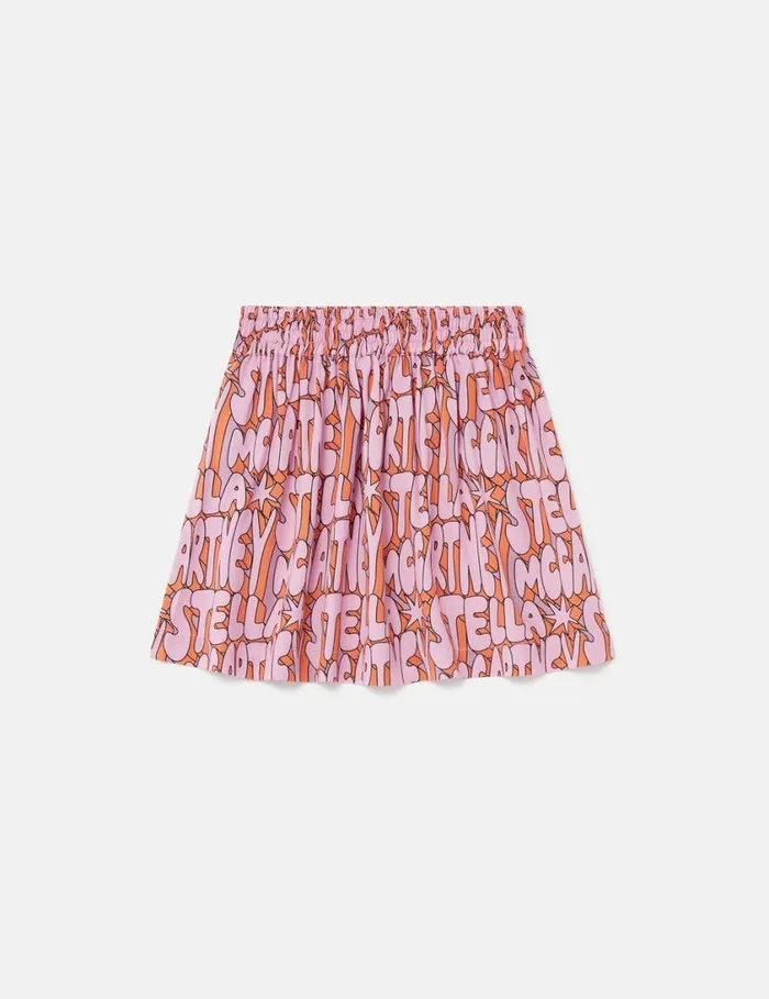 Kids Stella Print Skirt Violetmulticolour Stella McCartney Pants and Shorts