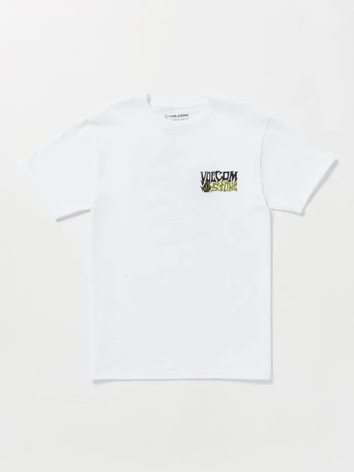Kids TShirts and Tanks Volcom Big Boys Eyecolades Short Sleeve Tee 8211 White