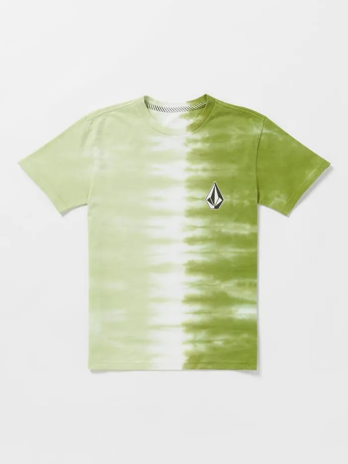 Kids TShirts and Tanks Volcom Big Boys Iconic Stone Plus Short Sleeve Tee 8211 Seaweed Green