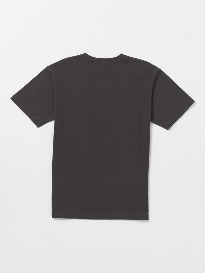 Kids TShirts and Tanks Volcom Big Boys Spinz Short Sleeve Tee 8211 Stealth