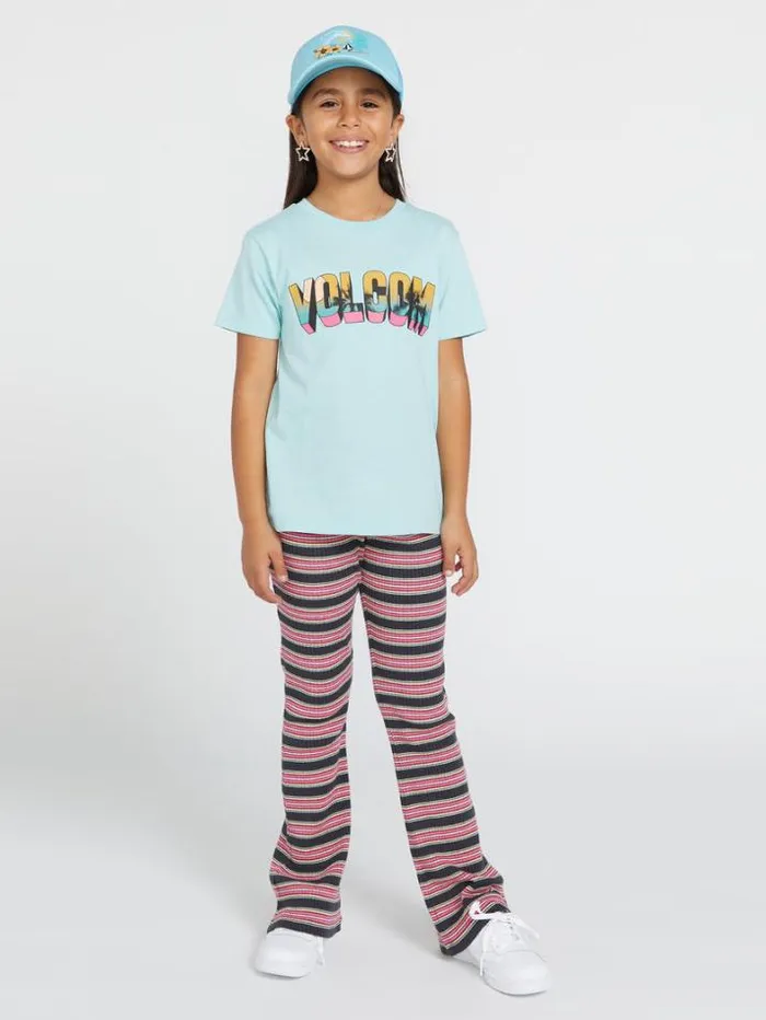 Kids TShirts and Tanks Volcom Girls Last Party Tee 8211 Glacier Blue