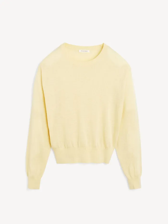 Knitwear Women By Malene Birger Mantea Sweater Sea Mist Knitwear Women By Malene Birger Mantea Sweater Sea Mist