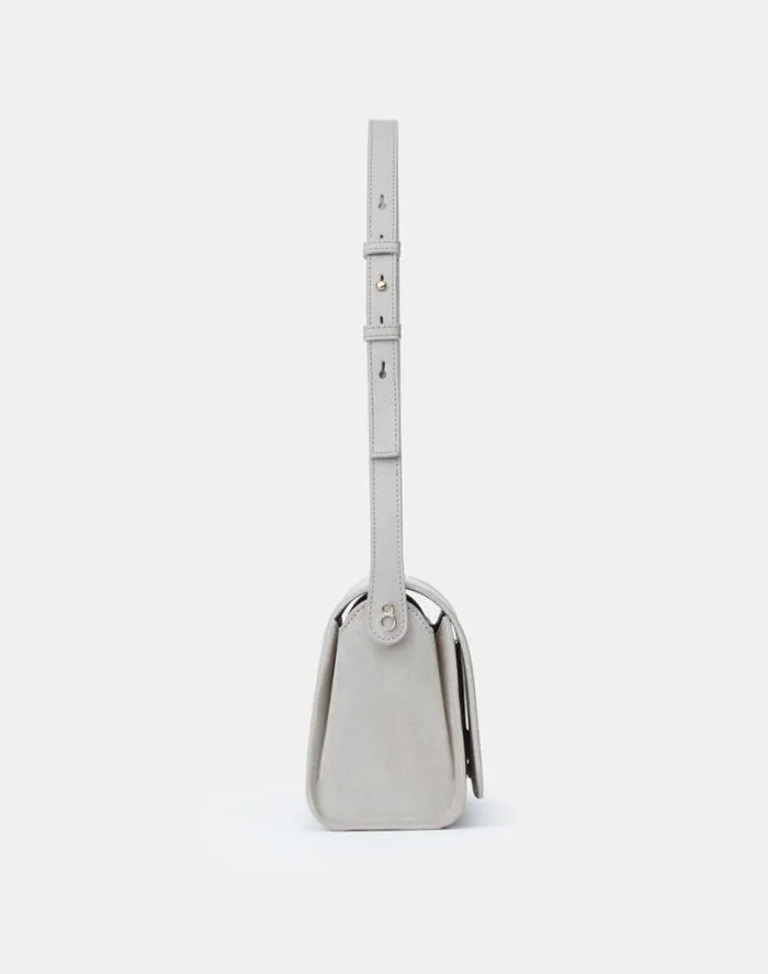 Lafayette 148 New York Calfskin Leather and Suede Saddle BagMedium Black HandbagsAccessories Leather Accessories