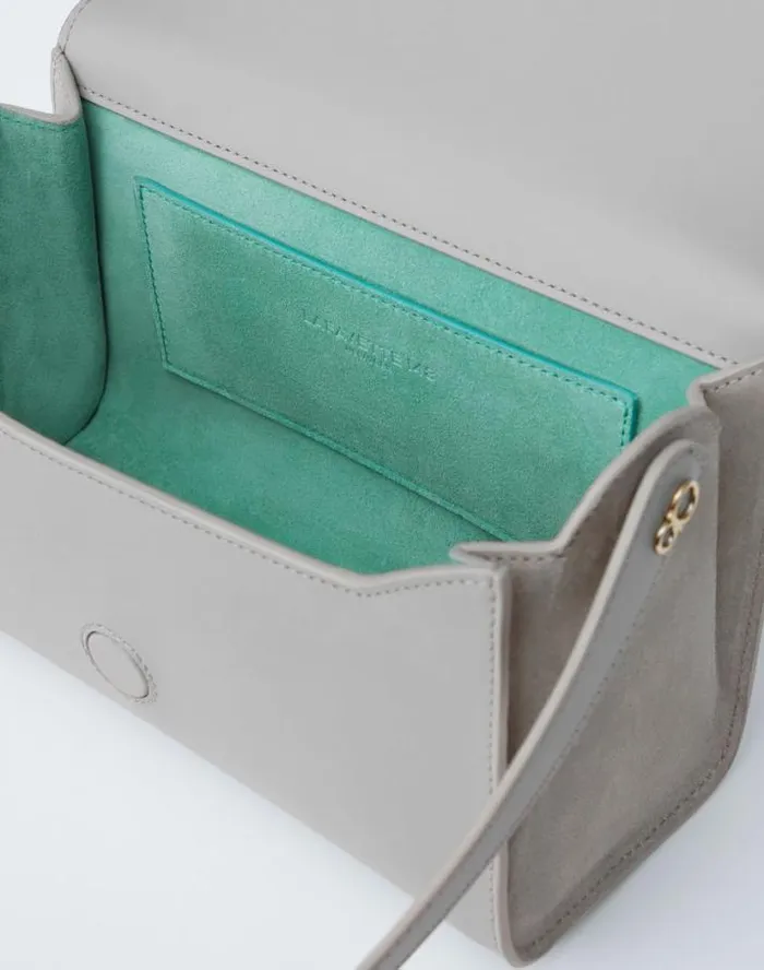 Lafayette 148 New York Calfskin Leather and Suede Saddle BagMedium Black HandbagsAccessories Leather Accessories