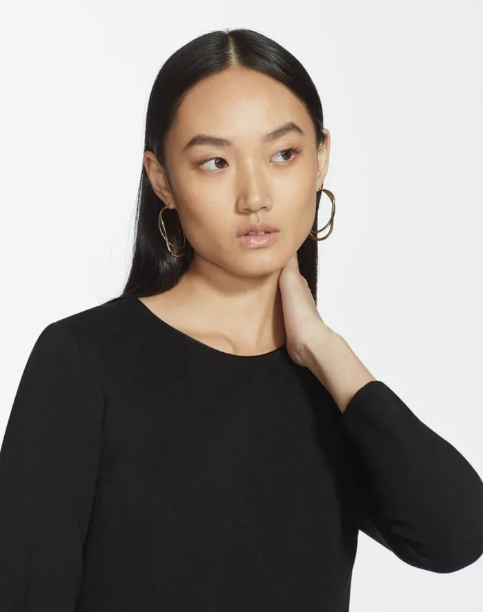 Lafayette 148 New York Punto Milano Flared Midi Dress Black Ready To Wear Dresses Lafayette 148 New York Punto Milano Flared Midi Dress Black Ready To Wear Dresses