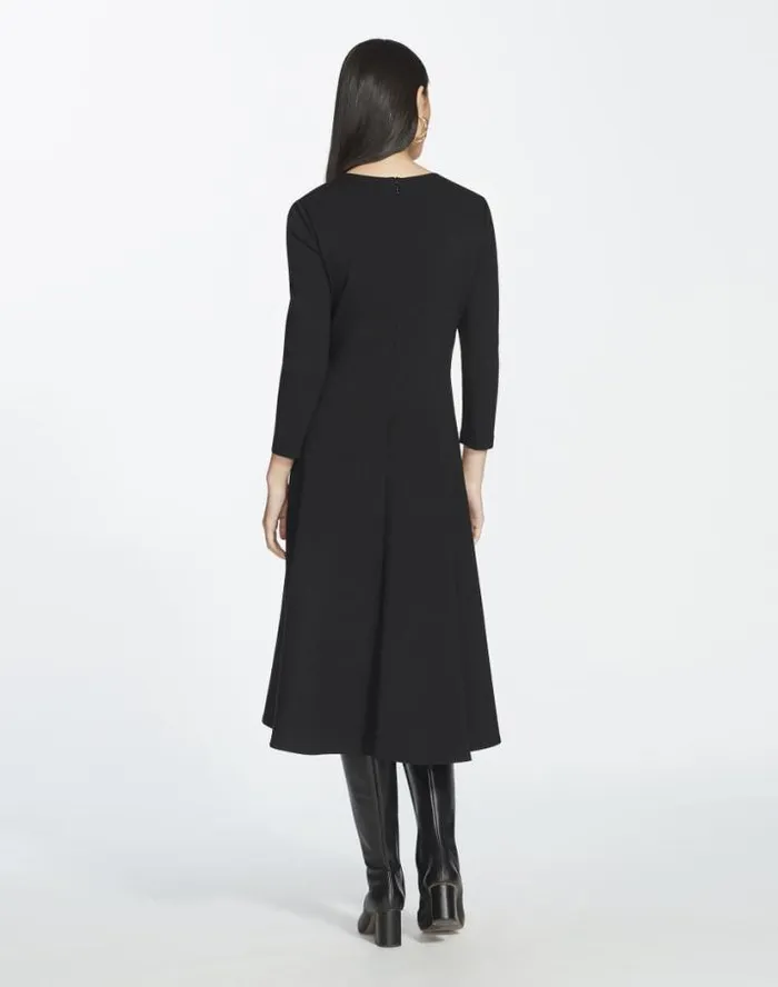 Lafayette 148 New York Punto Milano Flared Midi Dress Black Ready To Wear Dresses Lafayette 148 New York Punto Milano Flared Midi Dress Black Ready To Wear Dresses