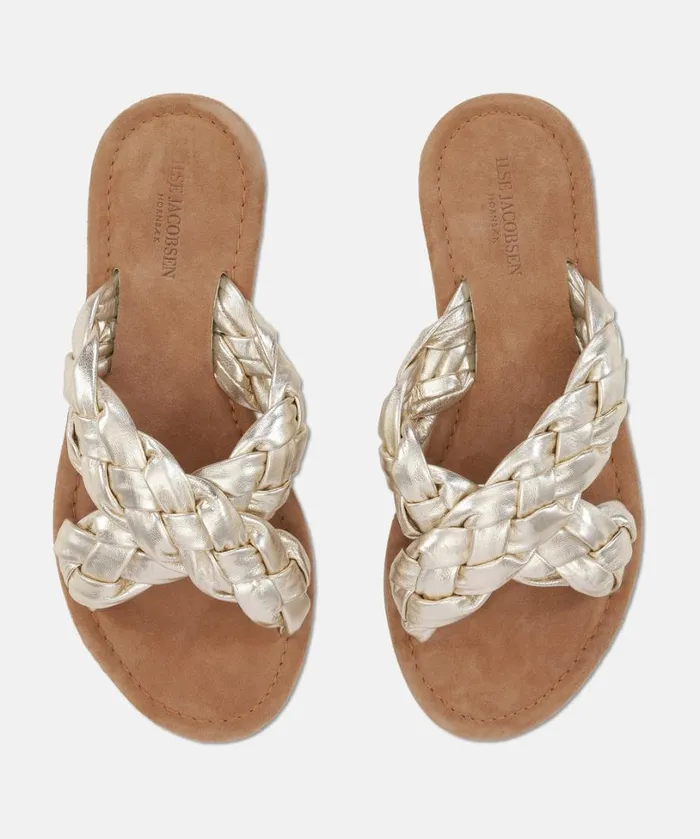 Leather Sandal 8211 Silver Shoes Ilse Jacobsen Sandals Leather Sandal 8211 Silver Shoes Ilse Jacobsen Sandals