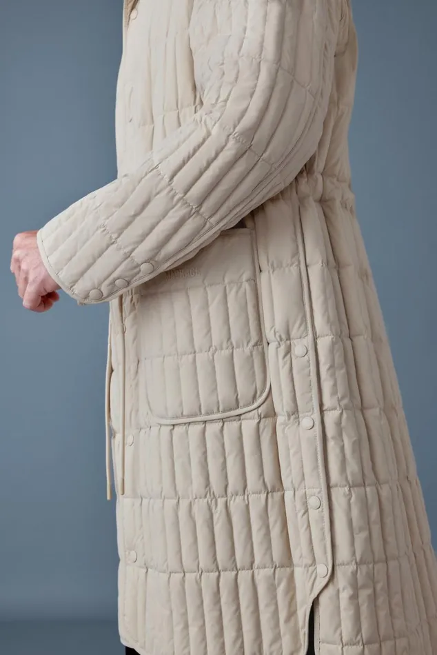 Light Down Jackets Men Mackage ASHER Light Down Vertical Quilted Coat Trench