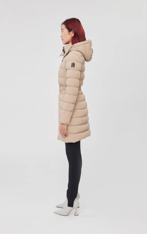 Light Down Jackets Women Mackage ASHLEY Stretch Light Down With Removable Hood Cream Light Down Jackets Women Mackage ASHLEY Stretch Light Down With Removable Hood Cream