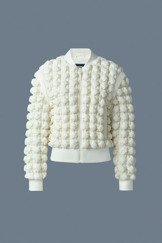 Light Jackets Women Mackage HELEN Diamond Quilted Bomber Jacket Black