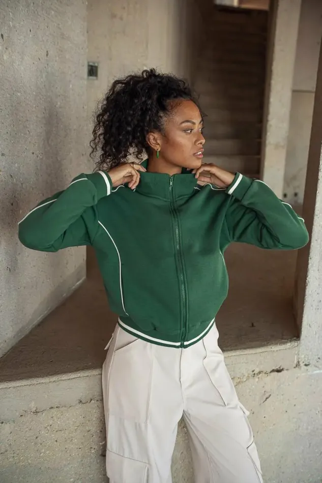 Lila Active Jacket In Green Green Women Bohme Jackets and Blazers