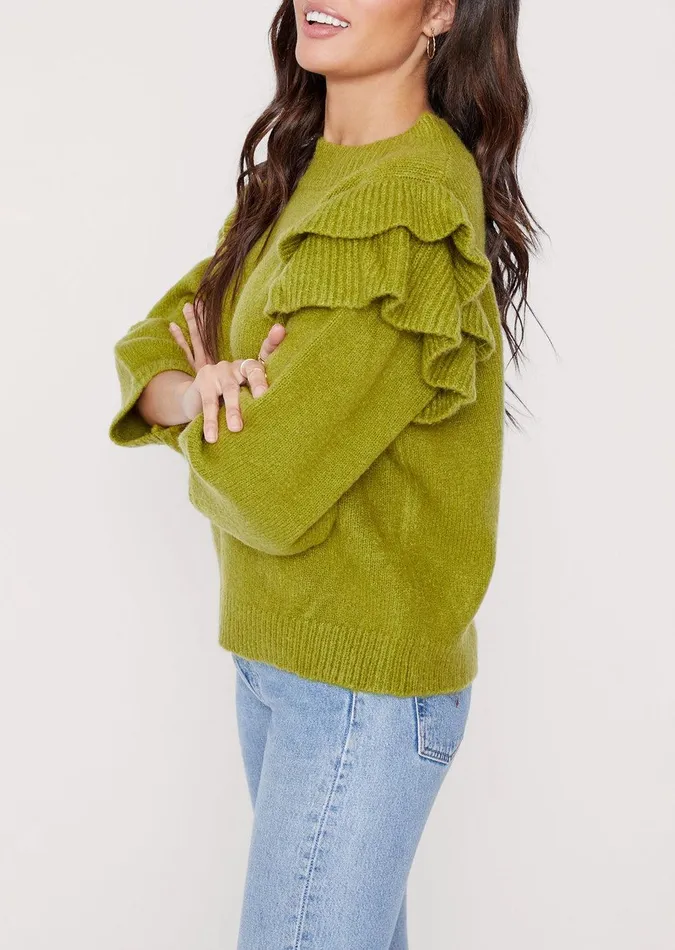 Literary Lover Orian Sweater Moss Women Lost Wander Tops