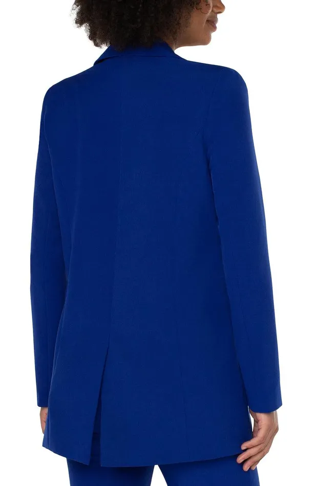 Liverpool Los Angeles BUTTON FRONT BOYFRIEND BLAZER Royal Violet Women BLAZERS