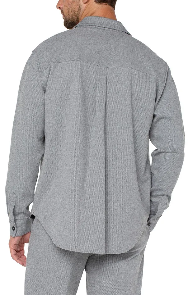 Liverpool Los Angeles EASY OVERSHIRT Heather Grey Men OVERSHIRTS