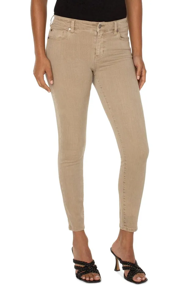 Liverpool Los Angeles PIPER 034HUGGER034 ANKLE SKINNY Biscuit Tan Women SKINNY