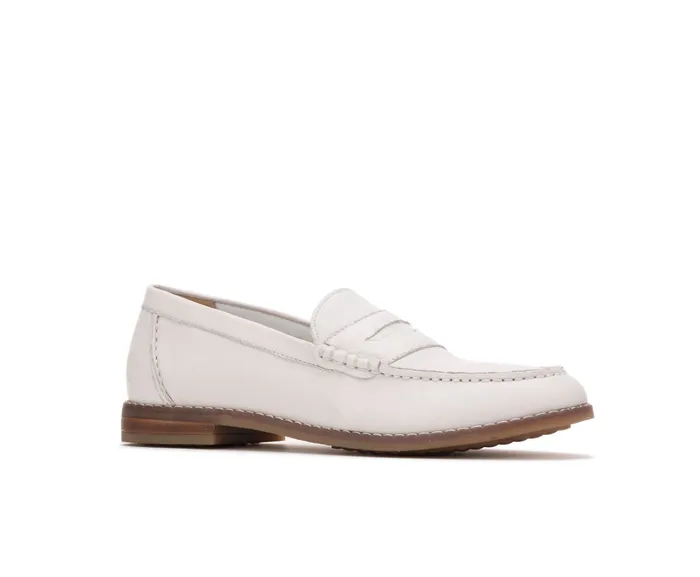 Loafers Hush Puppies Women Wren Loafer Perfect Fit Ivory Leather Loafers Hush Puppies Women Wren Loafer Perfect Fit Ivory Leather
