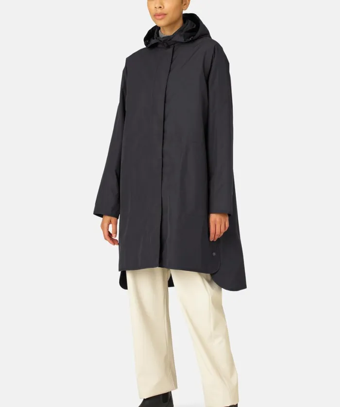 Long Raincoat 8211 Black Rainwear Ilse Jacobsen Raincoats