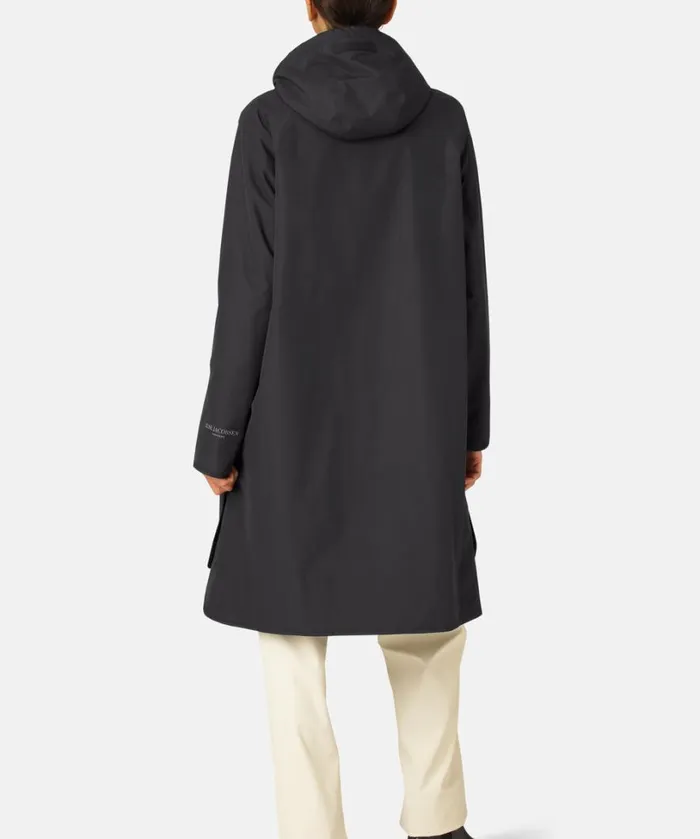 Long Raincoat 8211 Black Rainwear Ilse Jacobsen Raincoats
