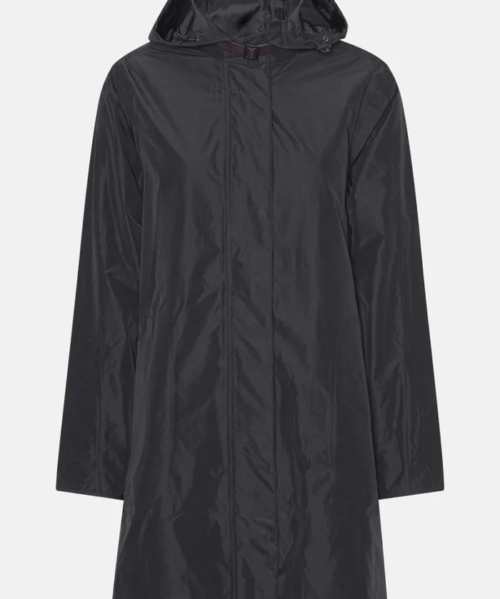 Long Raincoat 8211 Black Rainwear Ilse Jacobsen Raincoats