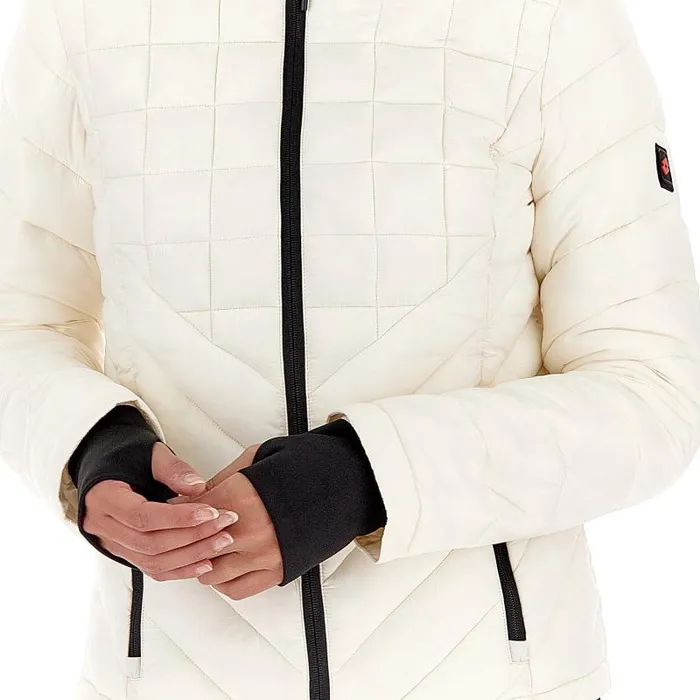 Lotto Sport Jackets Woman BOMBER CORTINA W IV HD Candy White Lotto Sport Jackets Woman BOMBER CORTINA W IV HD Candy White