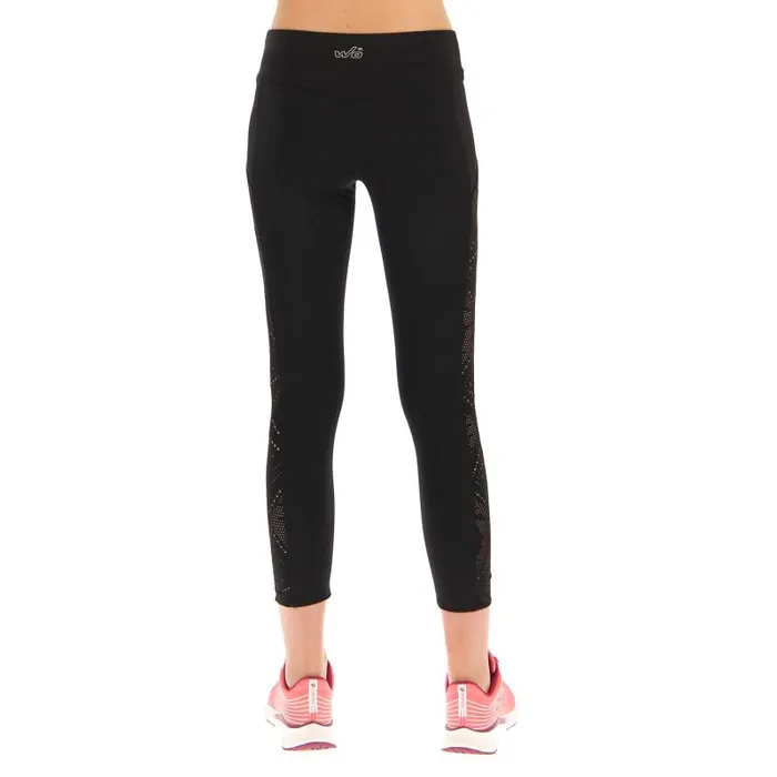 Lotto Sport Pants and Leggings WomanMan WORKOUT CAPRI W All Black