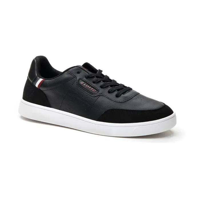 Lotto Sport Sneakers Man 1973 1 AMF All Blackdried Tomato Lotto Sport Sneakers Man 1973 1 AMF All Blackdried Tomato