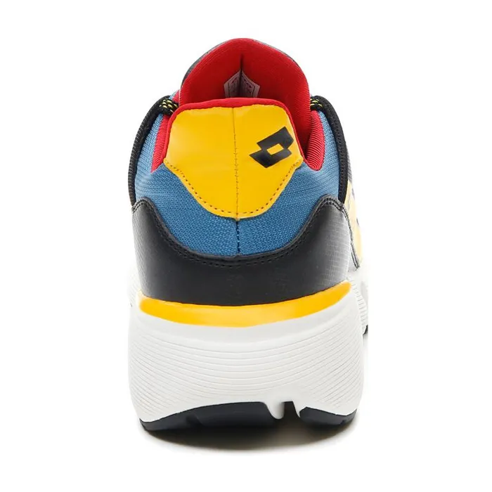 Lotto Sport Sneakers Man LIBRA AMF 1 All Blackold Goldblue Sapphire