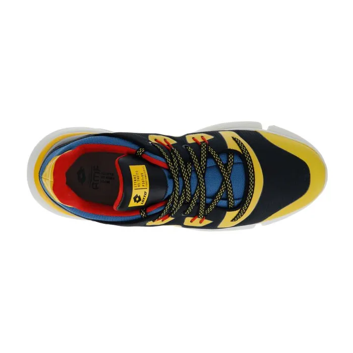 Lotto Sport Sneakers Man LIBRA AMF 1 All Blackold Goldblue Sapphire
