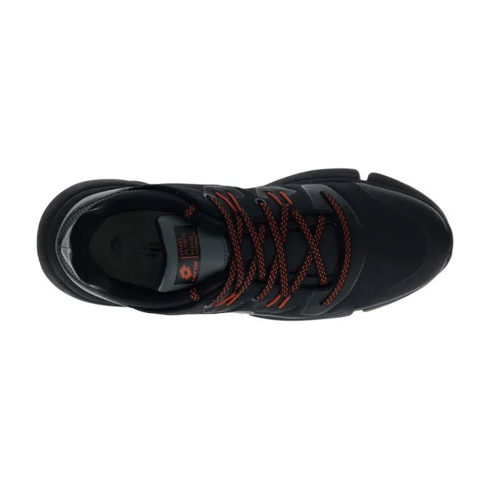 Lotto Sport Sneakers Man LIBRA AMF 1 All Blackrooibos Red
