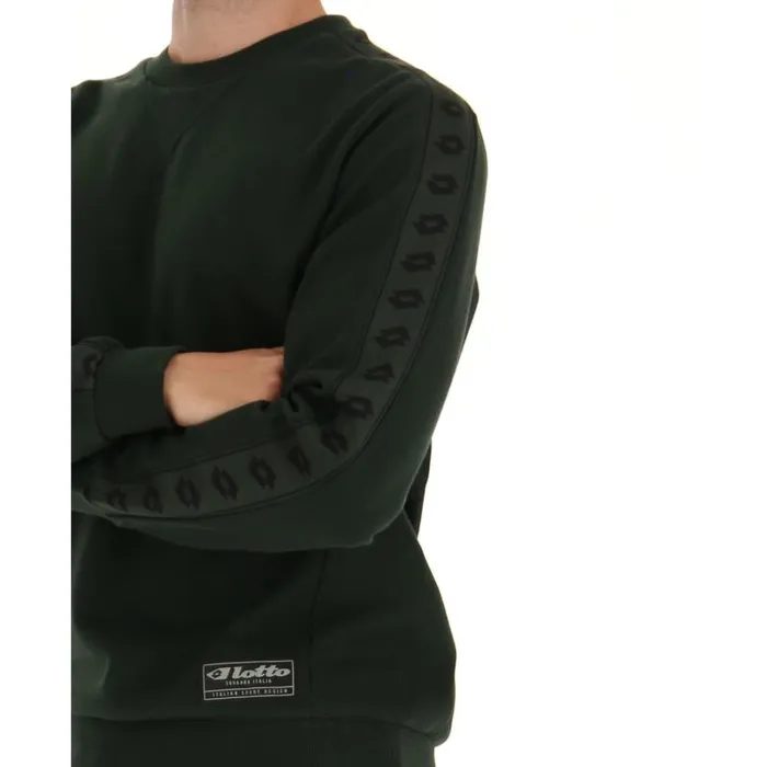 Lotto Sport Sweatshirts Man ATHLETICA DUE V SWEAT RN Duffel Green