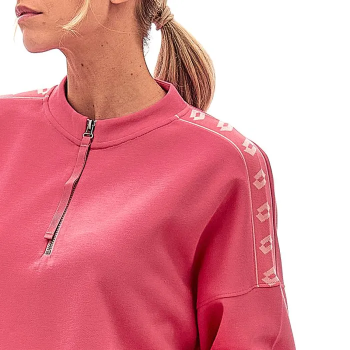 Lotto Sport Sweatshirts Woman ATHLETICA DUE W VI SWEAT HZ Pink Punch Lotto Sport Sweatshirts Woman ATHLETICA DUE W VI SWEAT HZ Pink Punch