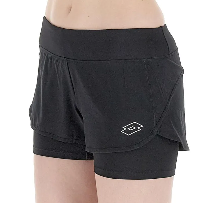 Lotto Sport Tennis WomanMan TECH W I 8211 D4 SHORT All Black Lotto Sport Tennis WomanMan TECH W I 8211 D4 SHORT All Black