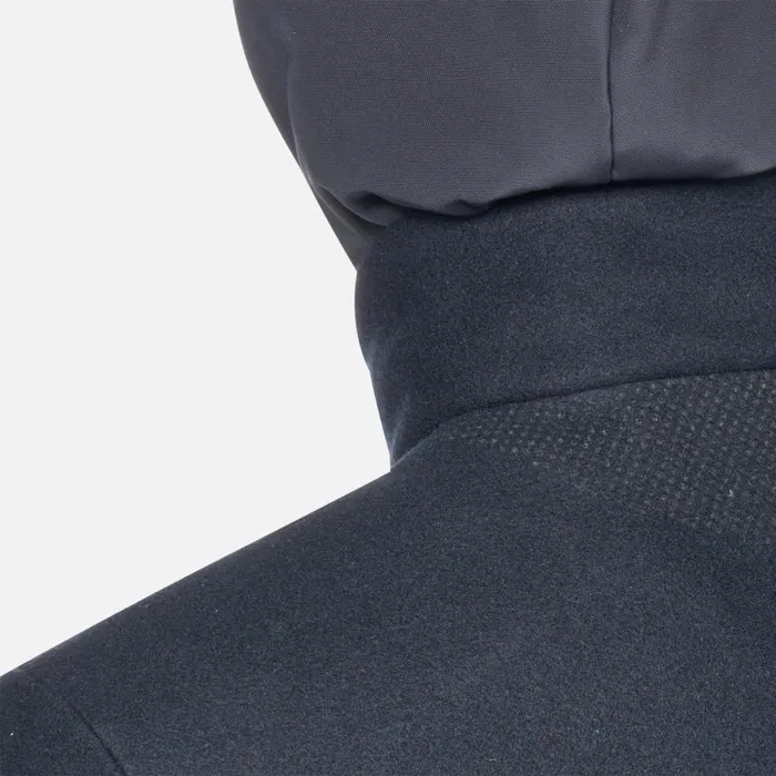 Man Geox Down Jackets MONREALE MAN Sky Captain Short Coat Sky Captain