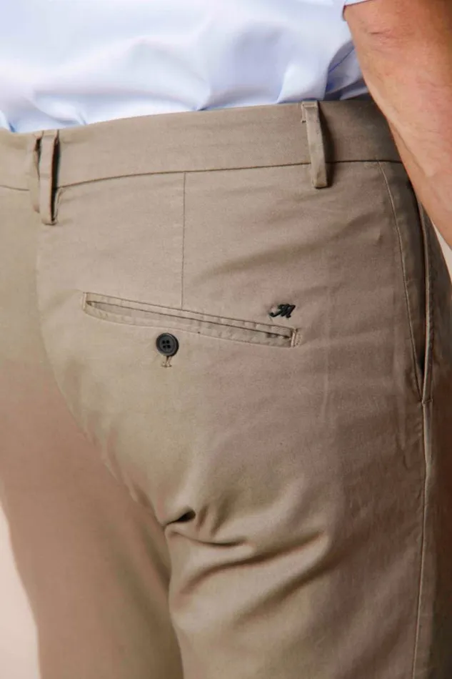 Man Osaka 1 Pinces Chino Pants In Tencel And Cotton Twill Carrot Fit Mason039s Pants