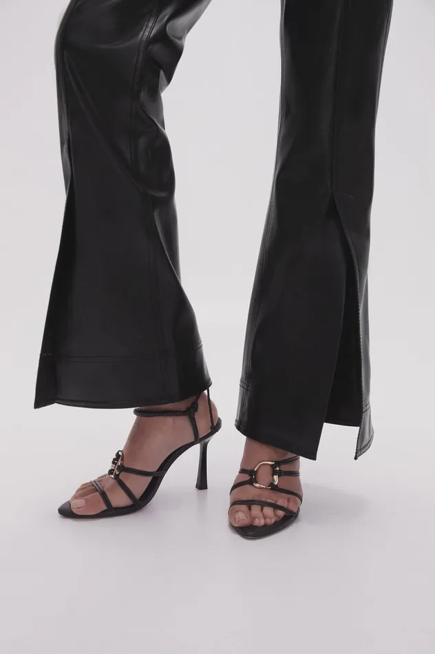 Martha Wide Leg Pant Black Women Aje Pants