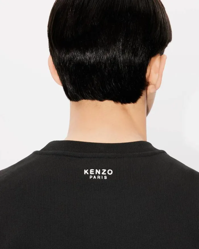 Men 039Boke Flower039 Embroidered Sweatshirt In Cotton Black Kenzo Sweatshirts And Hoodies